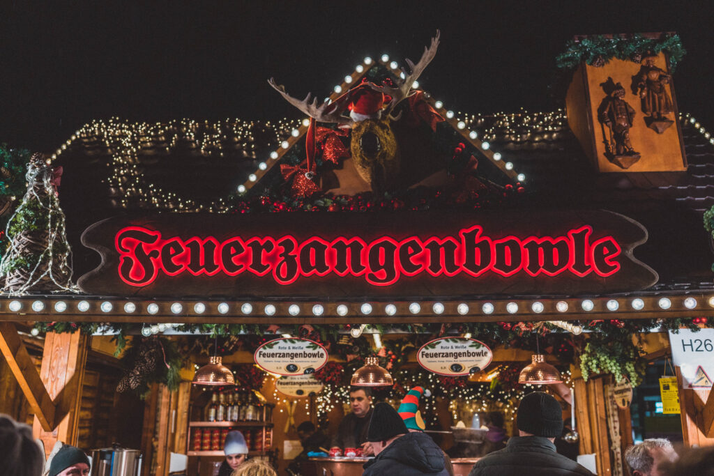 christmas market drink