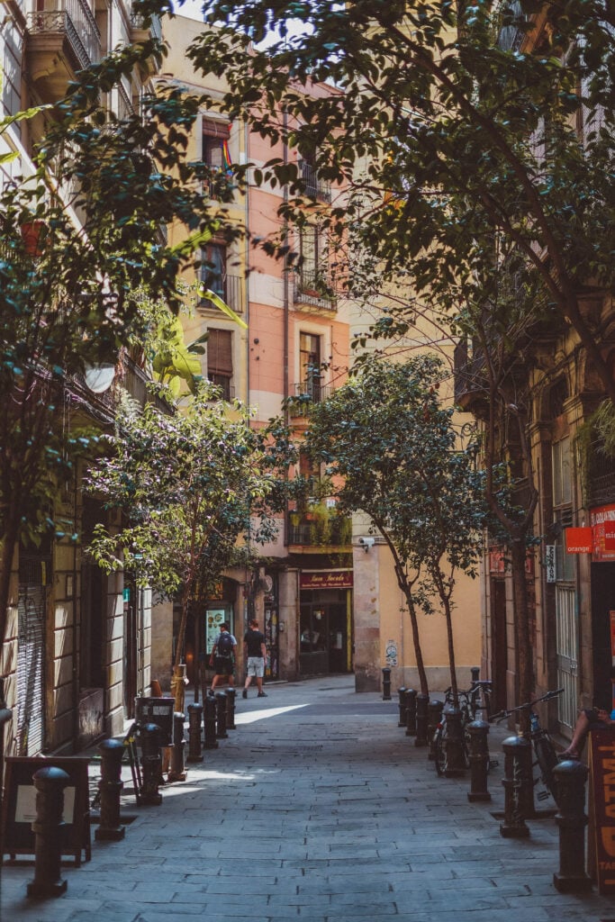 street in the gothic quarter