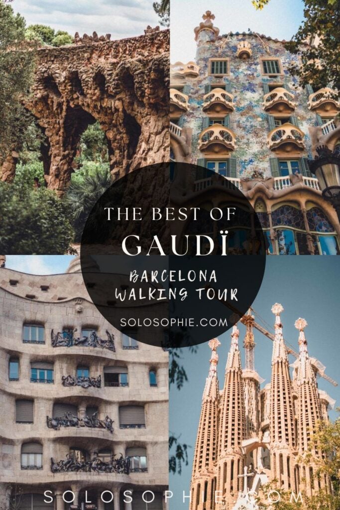 best of gaudi walking tour in barcelona, spain