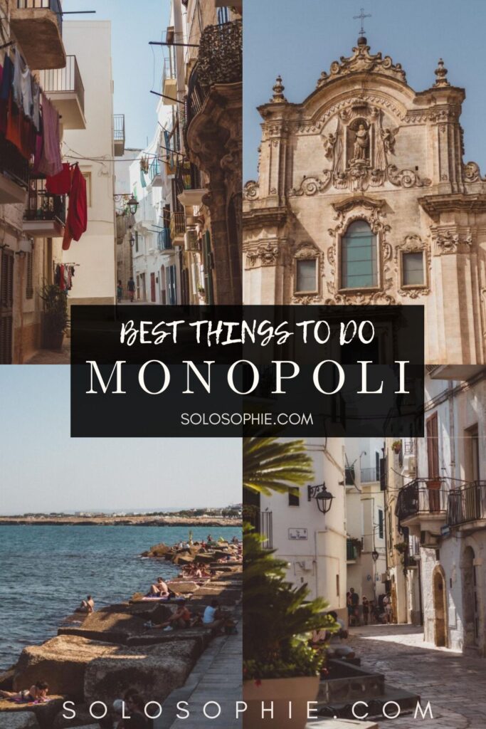 best things to do in monopoli italy