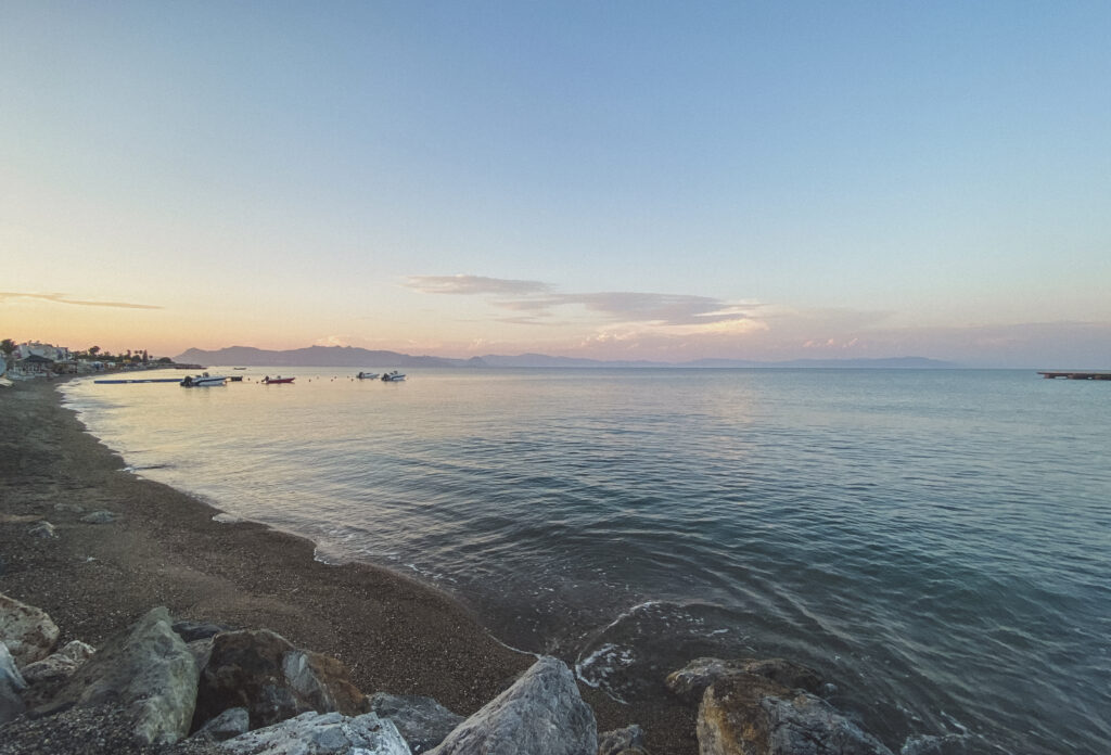 seaview from kos in greece