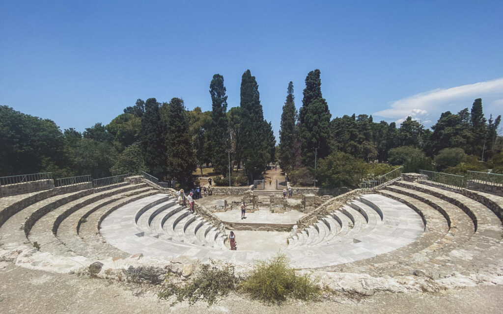 roman odeon in kos greece