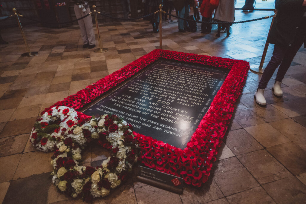 tomb of the unknown soldier westminster abbey