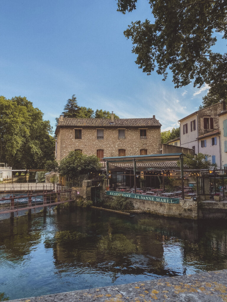 Fontaine de Vaucluse in the provence region of france