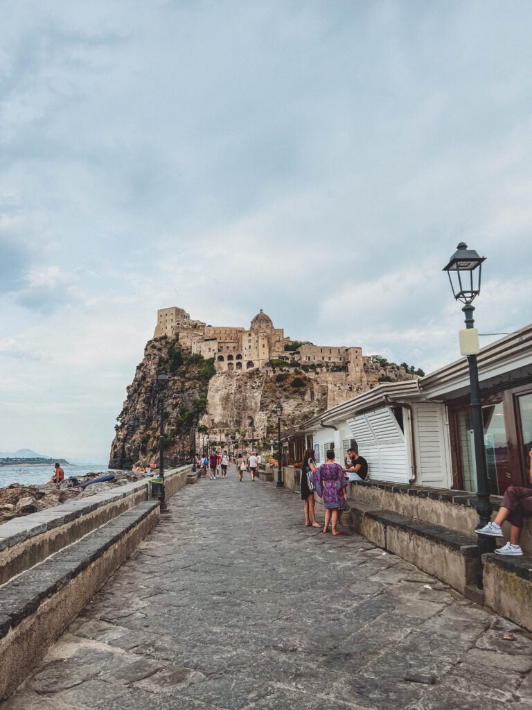 view of aragonese castle
