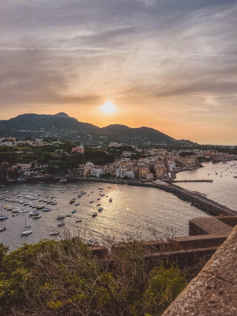 castle view ischia