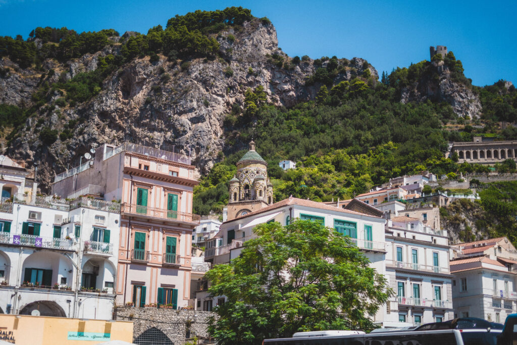 view of amalfi town architecture
