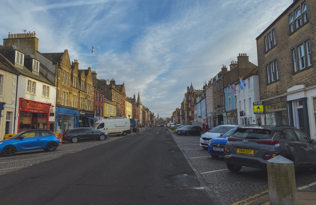 high street of dunbar scotland