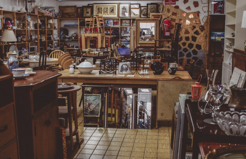 inside of zero waste shop dunbar scotland