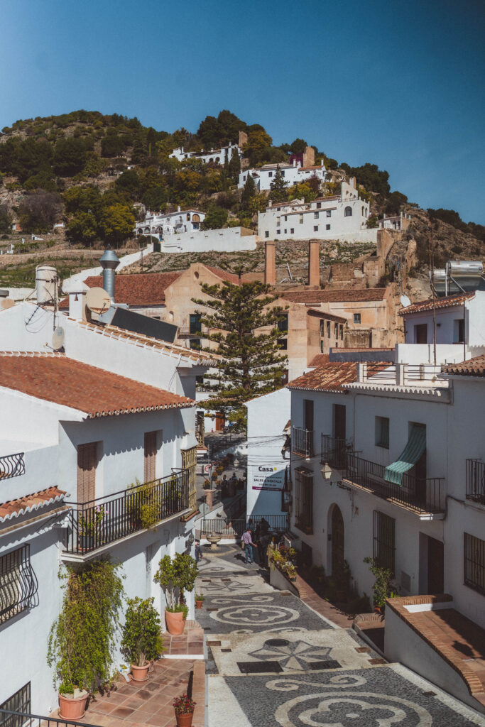 frigiliana view onto molasses factory