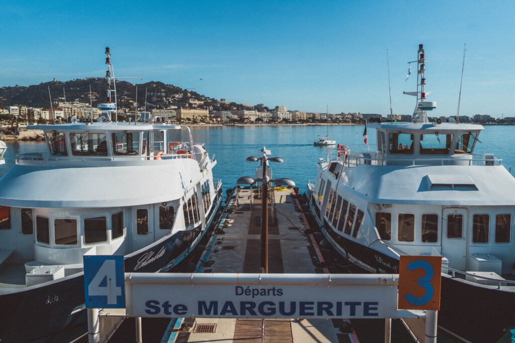 Île Sainte-Marguerite departure from cannes