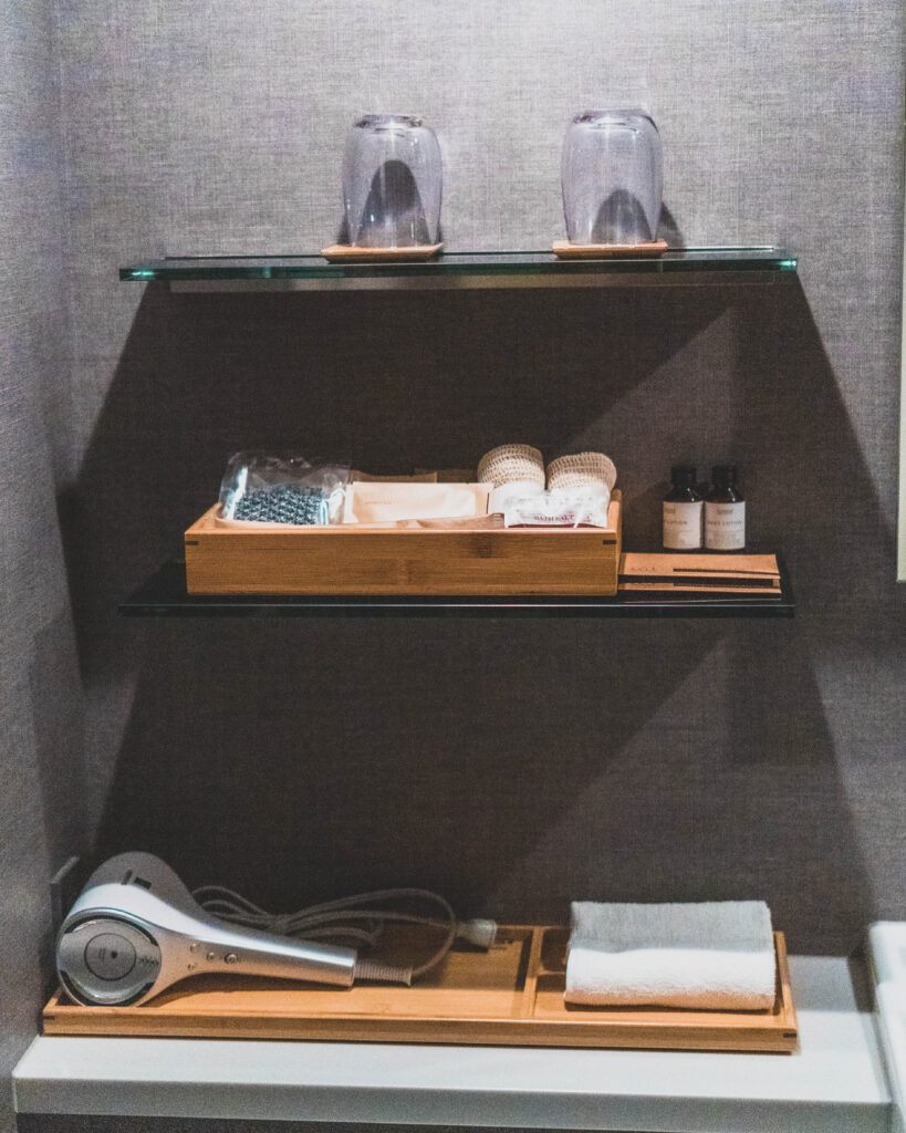 shiba park hotel bathroom products