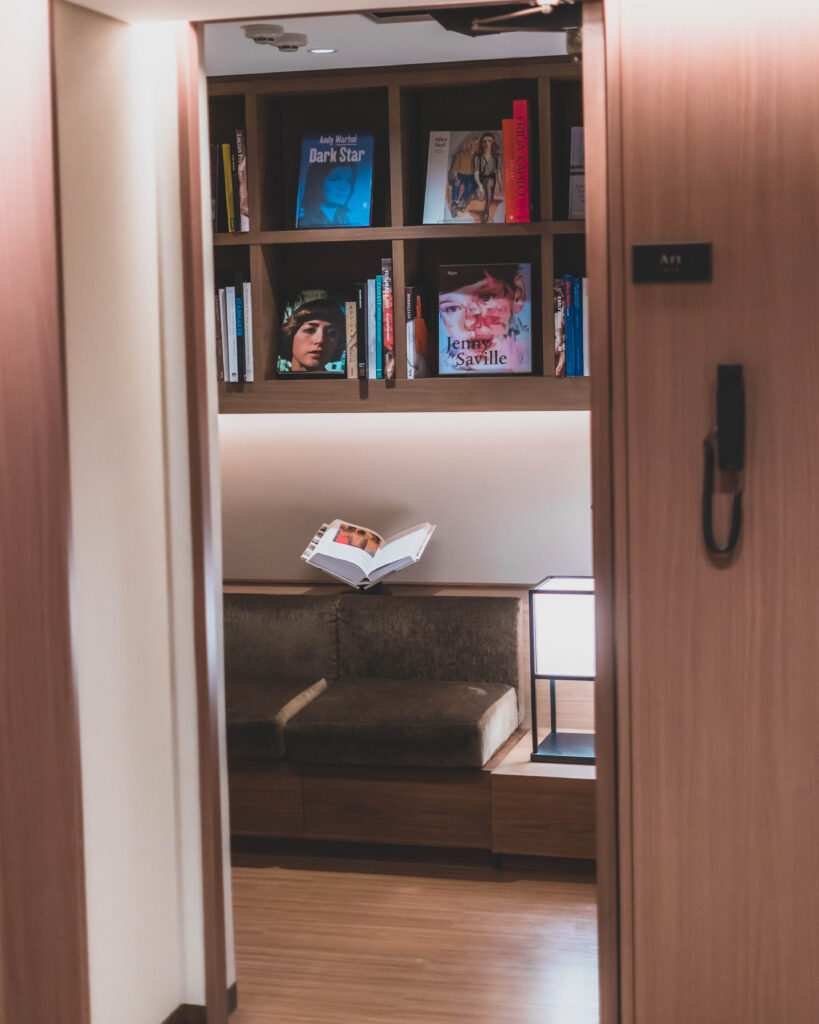 reading nook art floor