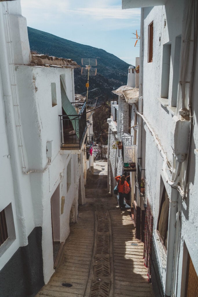 steep street Trevélez
