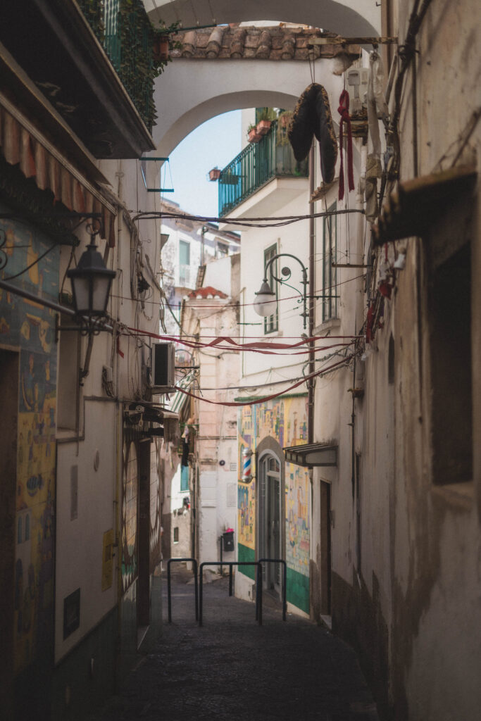 side street in vietri sul mare