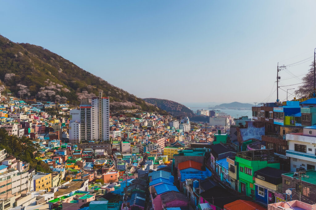 view of gamcheon culture village