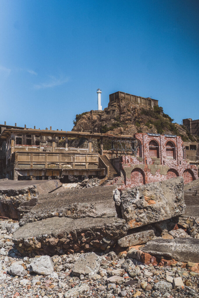 ruins of battleship island