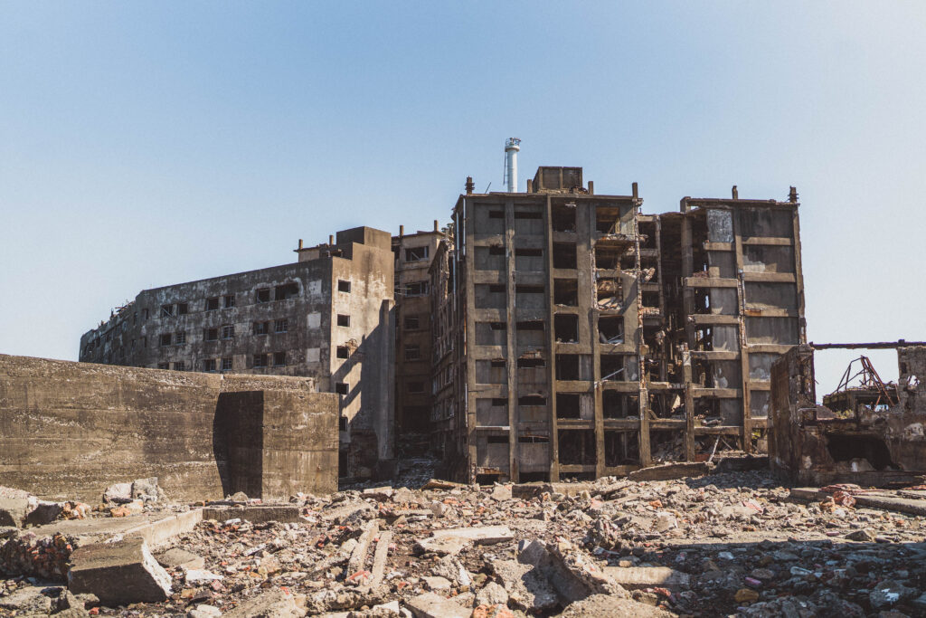 gunkanjima bay of nagasaki