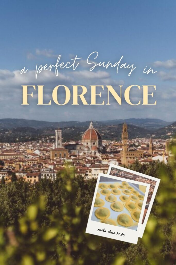 how to spend a sunday in florence