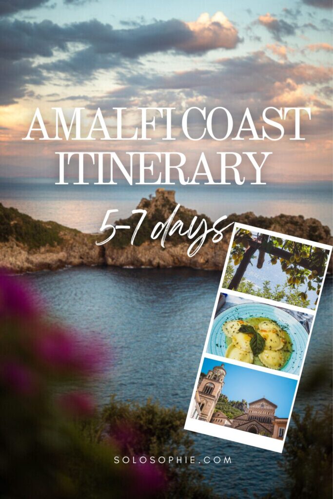 Amalfi coast itinerary