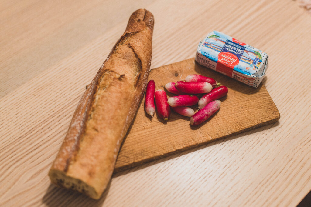how to serve breakfast radishes like the french