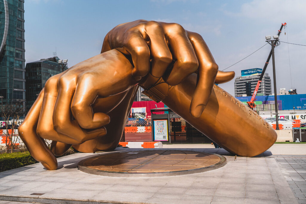 Gangnam Style Statue 