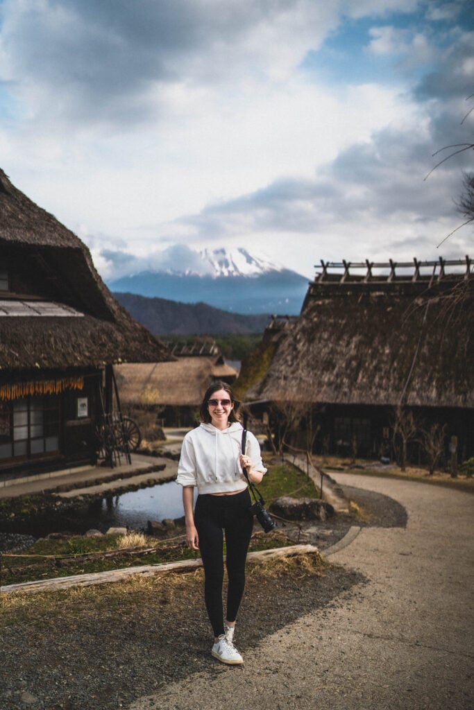 sophie nadeau at mount fuji