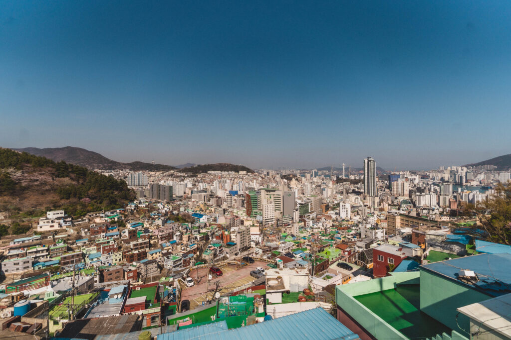 view of gamechon village south korea