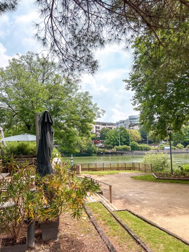 river bank on ile des impressionistes