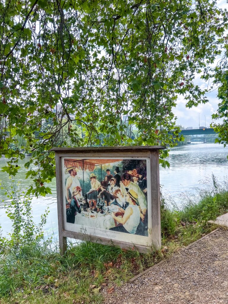 painting chatou ile des impressionistes