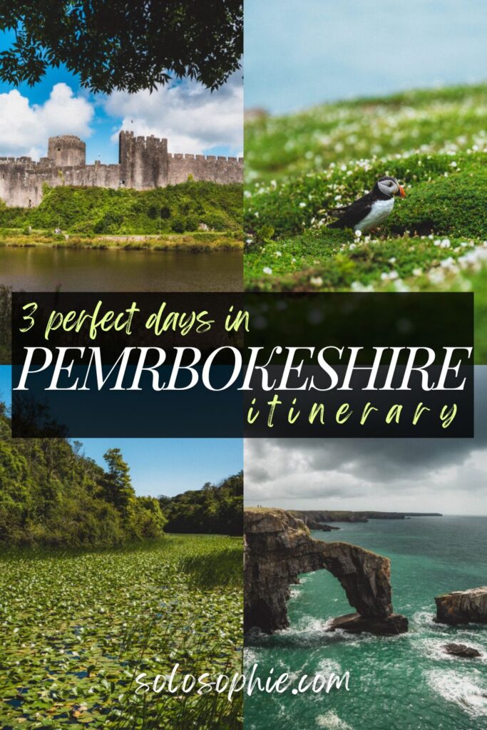 3 days in pembrokeshire itinerary