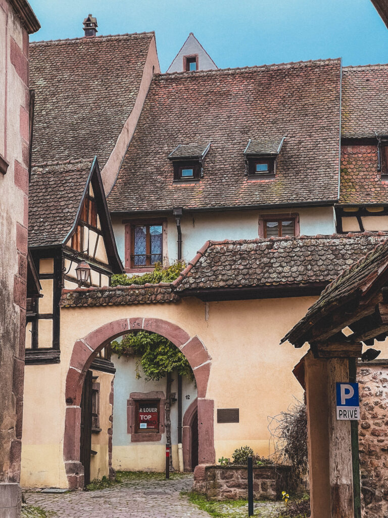 little street in riquewihr