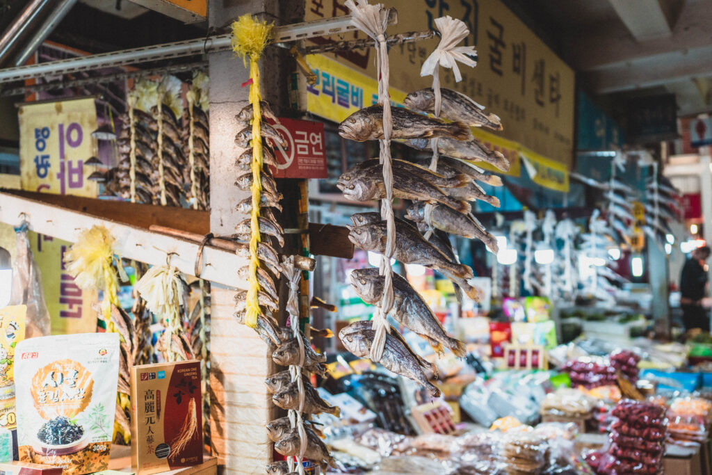 dried fish Gwangjang Market