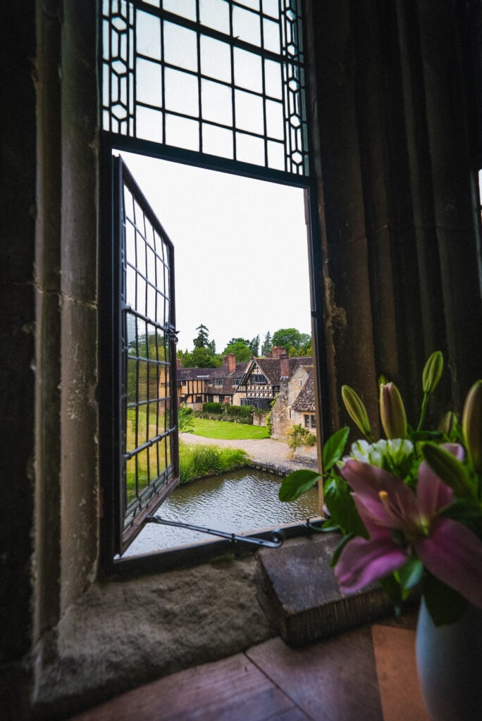 looking out fro hever casttle