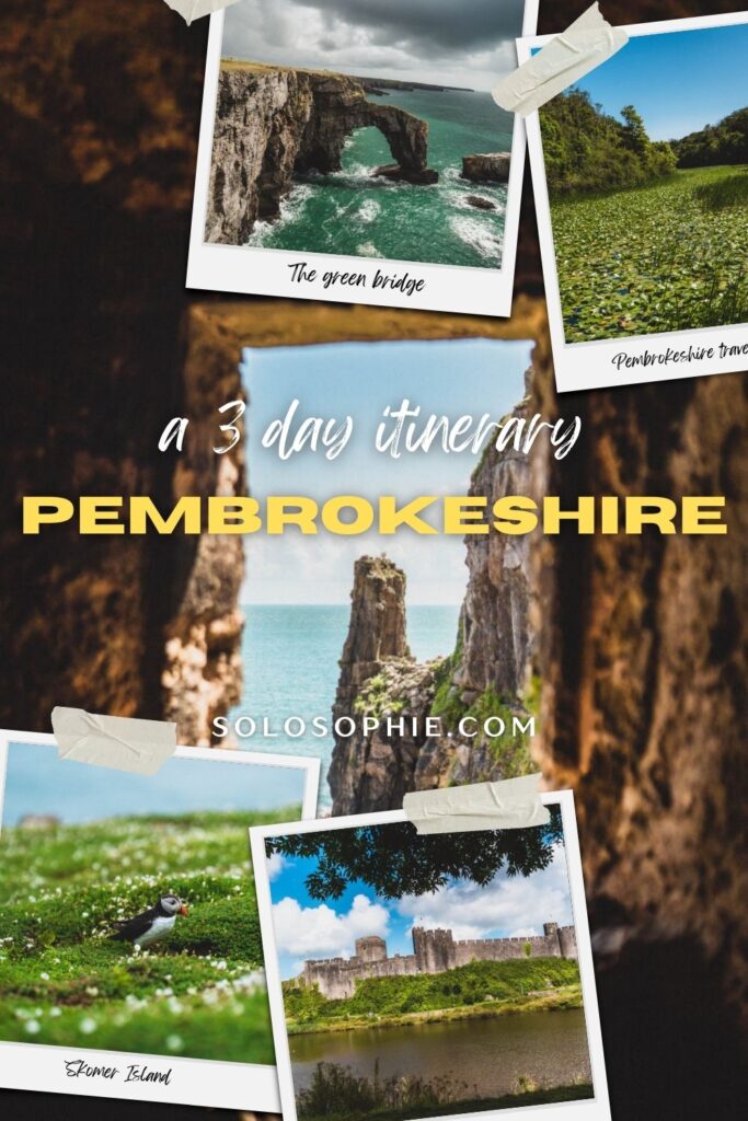 3 days in pembrokeshire itinerary