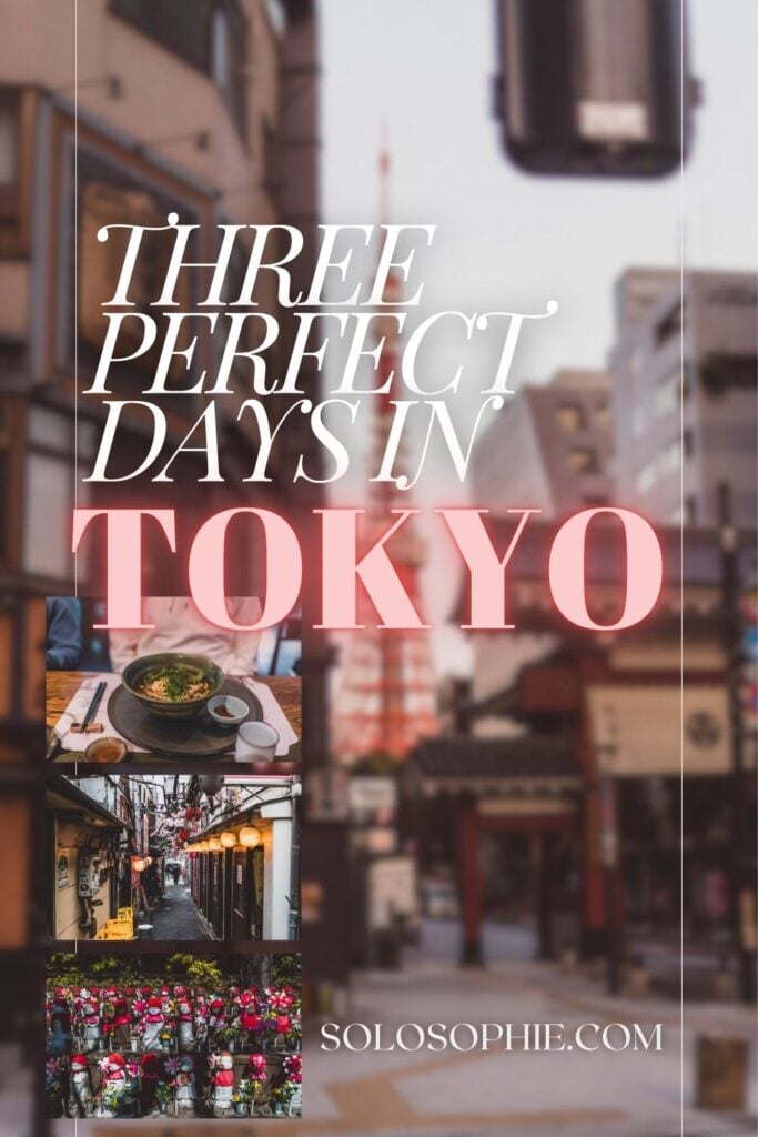 three days in tokyo itinerary