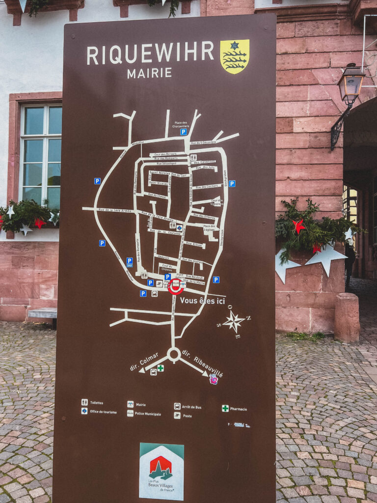 map of riquewihr
