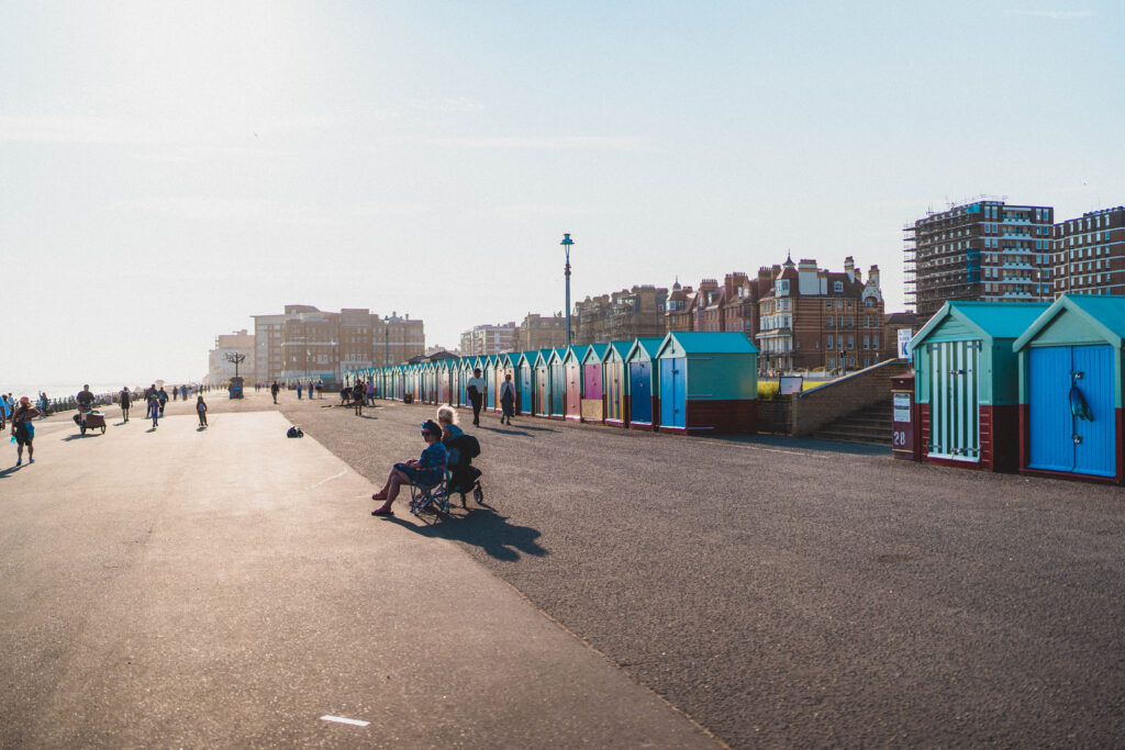 brighton at sunset