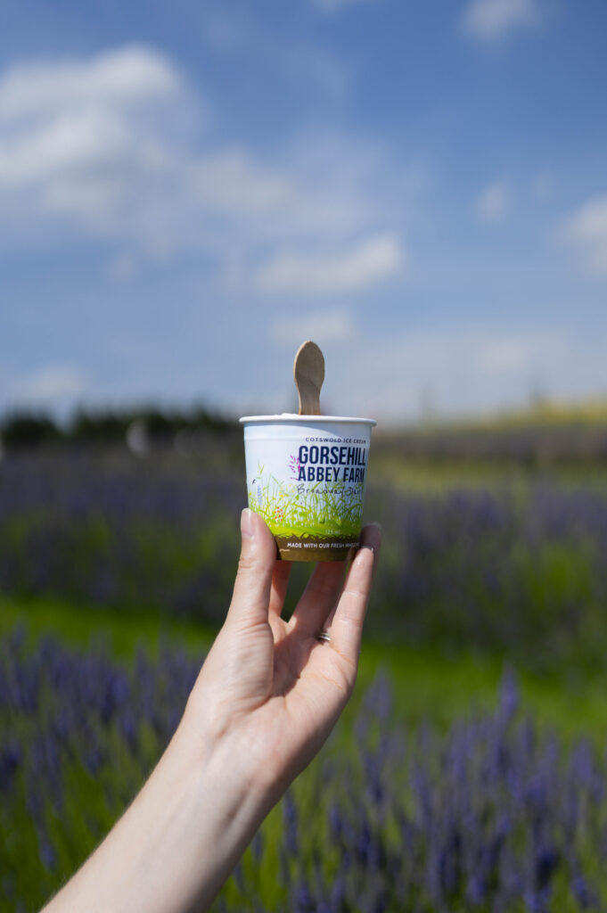 lavender ice cream ay cotswold lavender