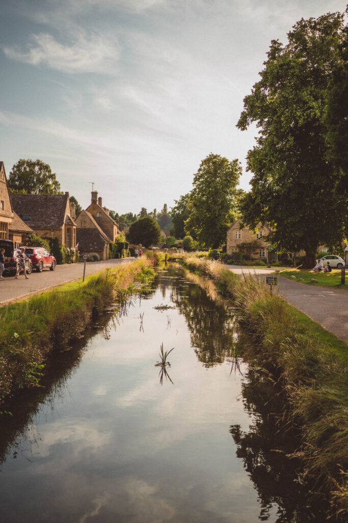 lower slaughter at golden hour