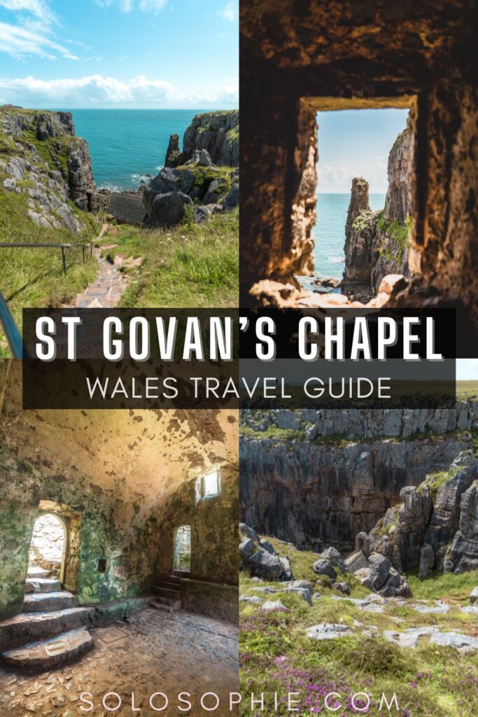 how to visit st govans chapel in wales/ pembrokeshire coastal path wales uk travel