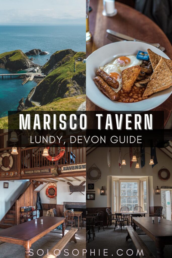 marisco tavern/ the only pub on lundy island in devon england uk