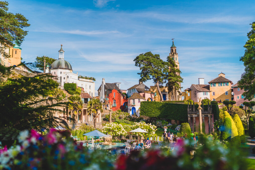 portmeirion sunny day