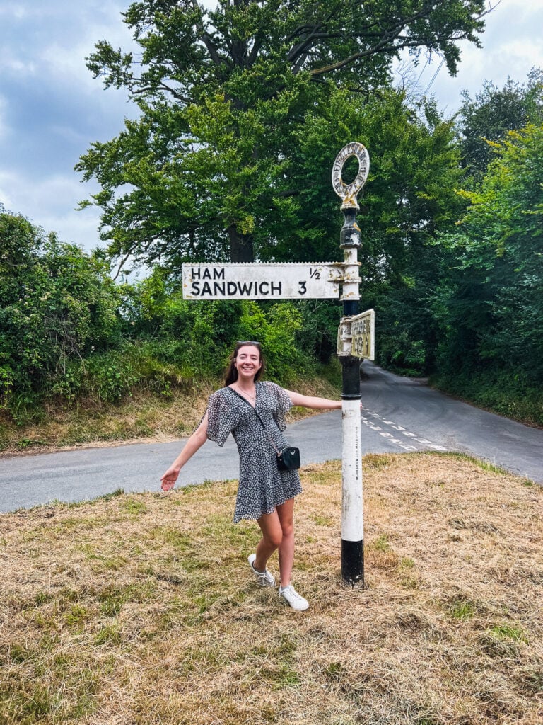 ham sandwich sign
