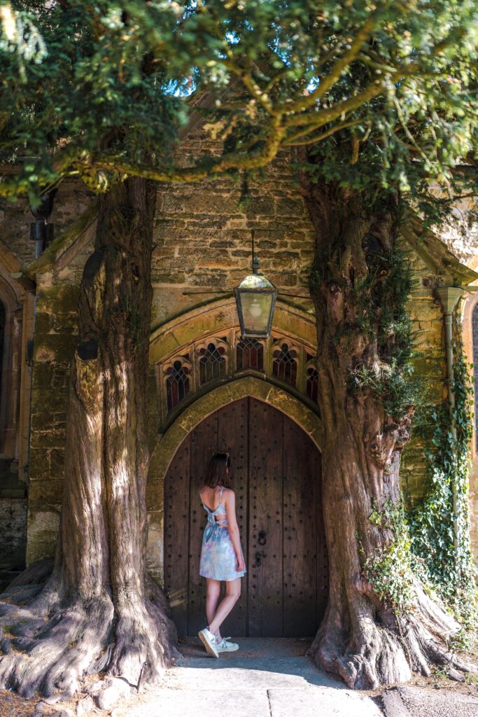 stow in the wold yew tree door