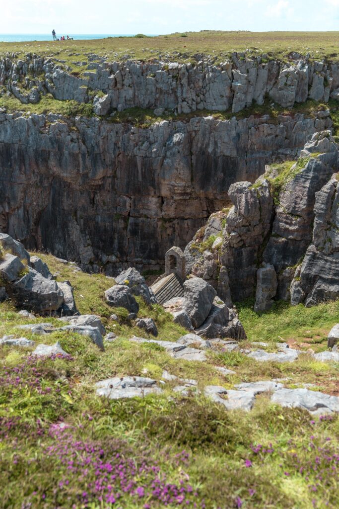 st govan's chapel in the cove