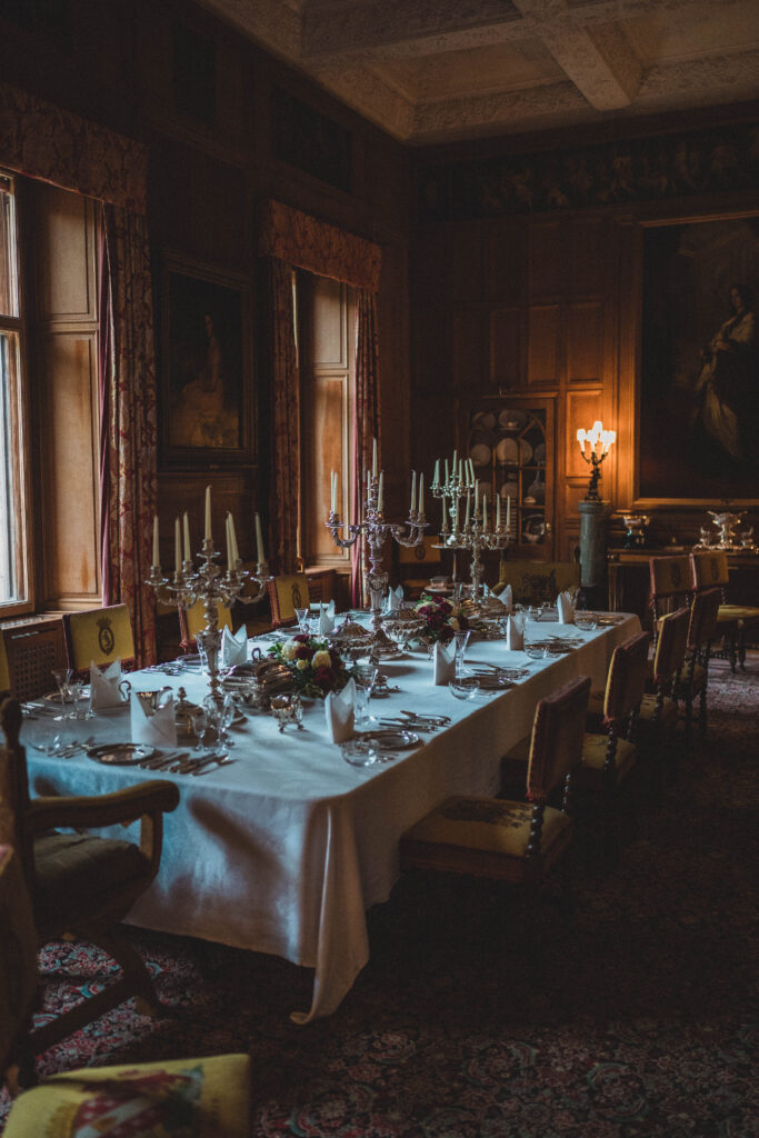 dining room dunrobin castle