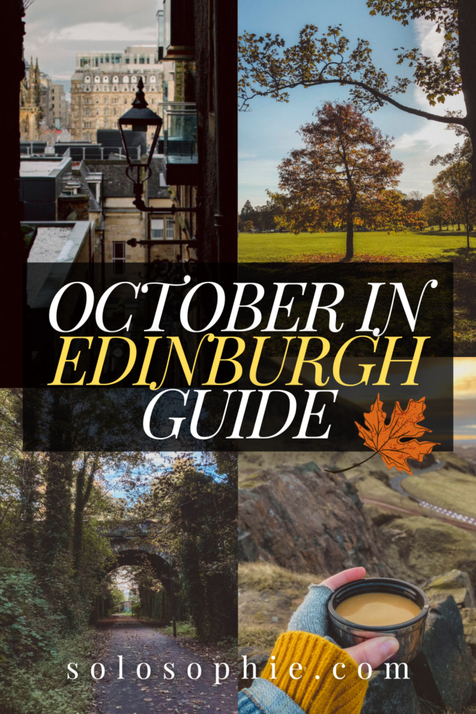 october in edinburgh guide