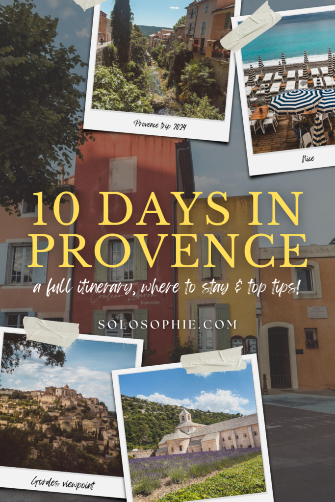 10 days in Provence itinerary