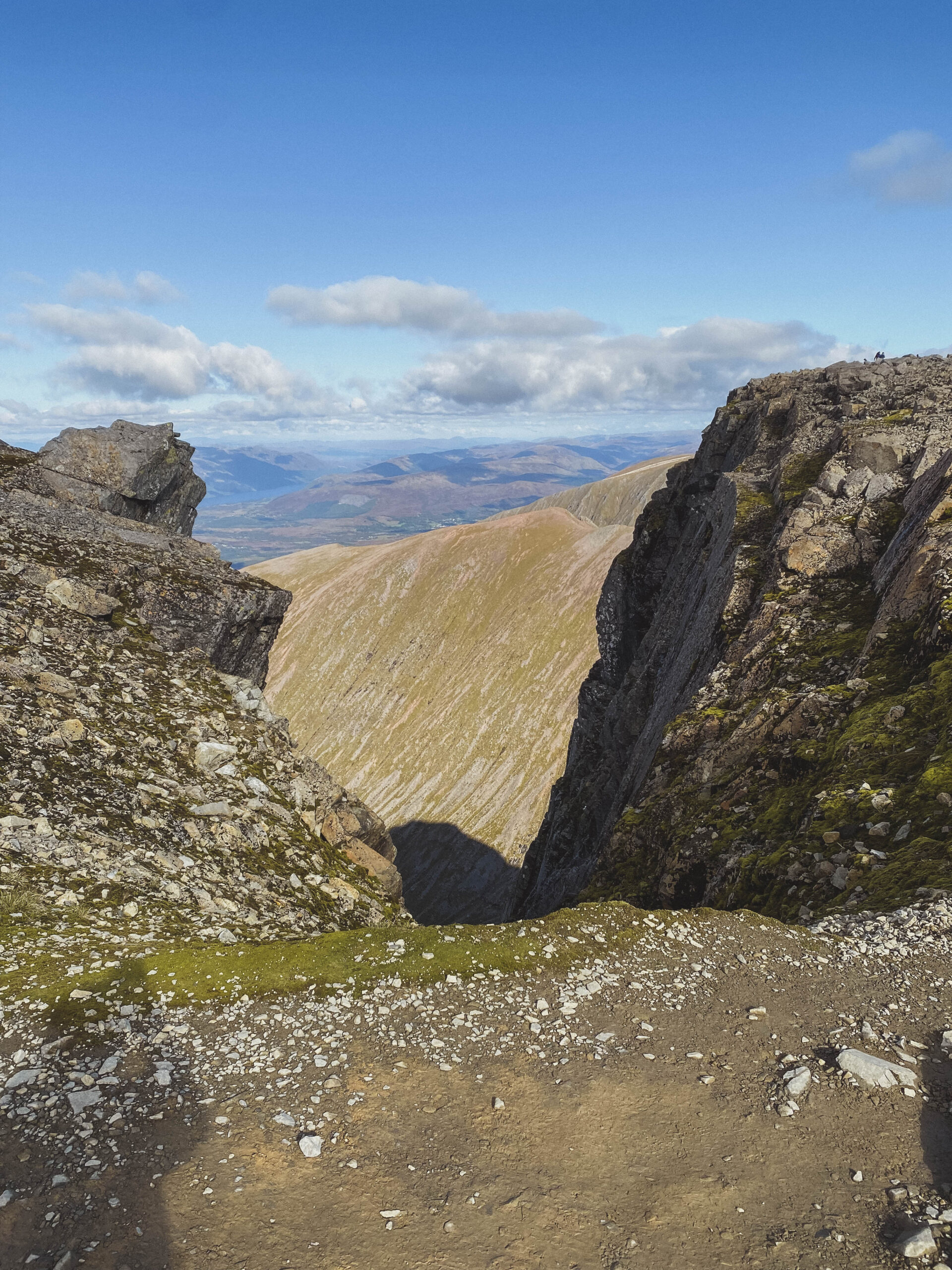 mountain views from the top of Ben Nevis